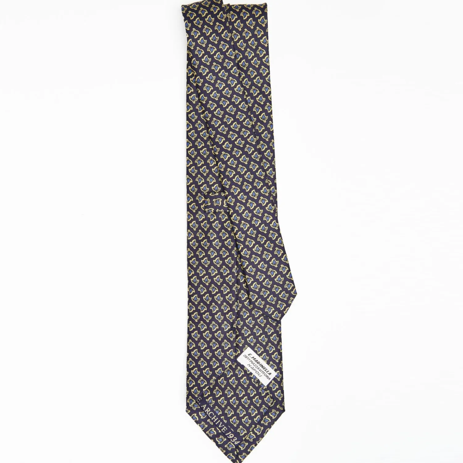 Dark Blue Archivio Collection Silk Tie 1934-01>E.Marinella Best Sale