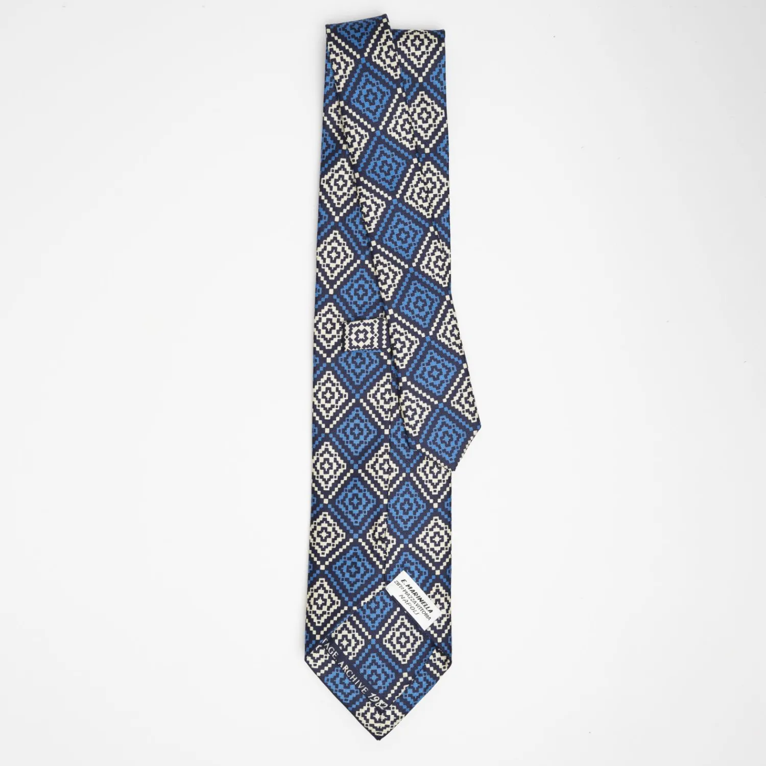 Dark Blue Archivio Collection Silk Tie 1982_01>E.Marinella Cheap