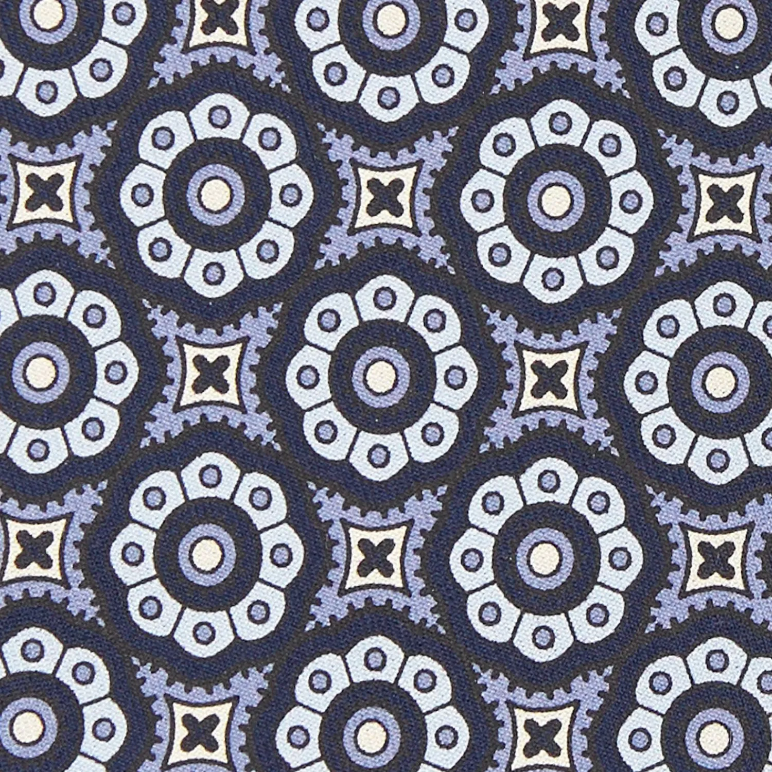Dark Blue Archivio Collection Silk Tie 1985-01>E.Marinella New