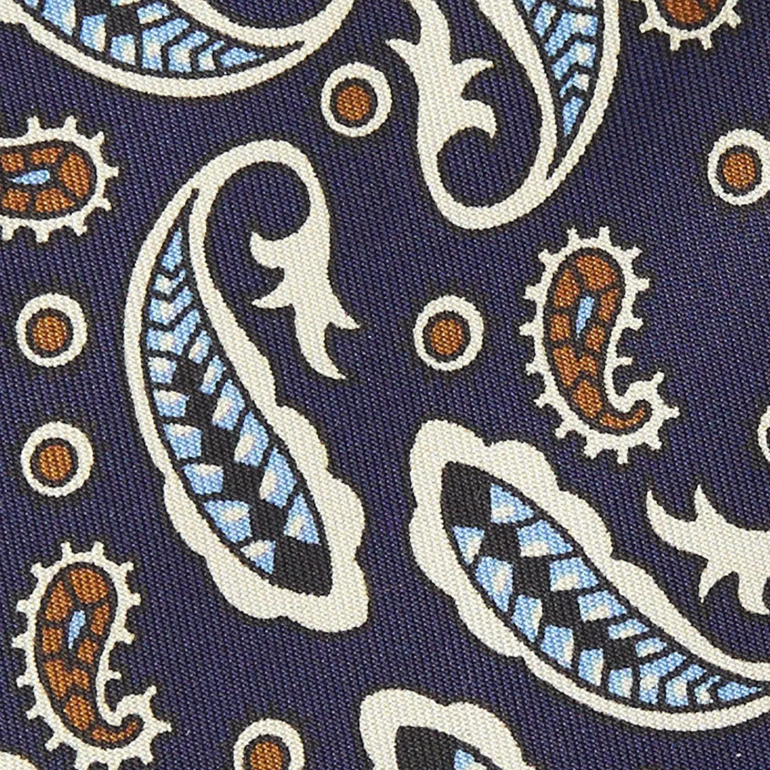 Dark Blue Archivio Collection Silk Tie 1930-1-01>E.Marinella Online