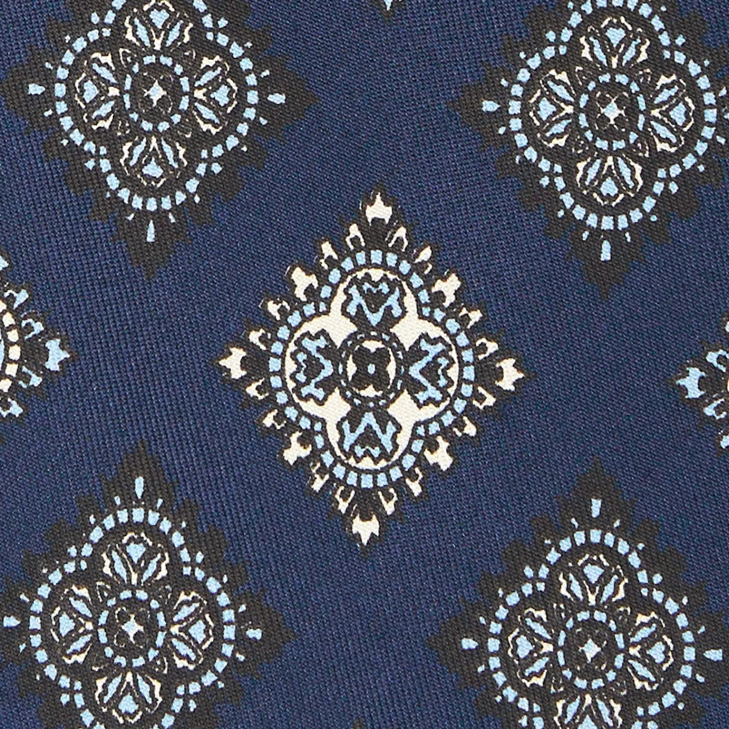 Dark Blue Archivio Collection Silk Tie 1988-01>E.Marinella New