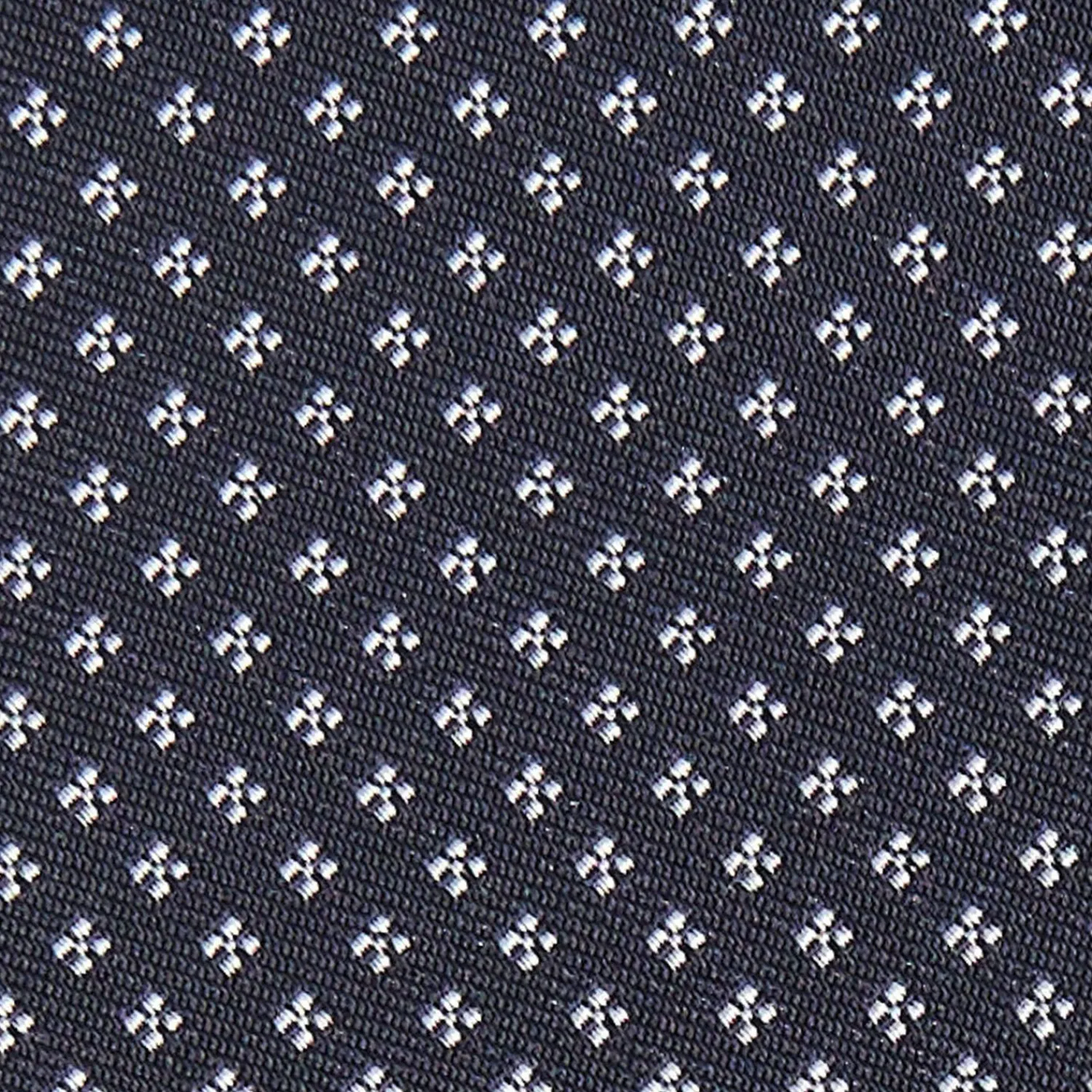 Dark Blue Ceremonial Jacquard Silk Tie Small Geometric Pattern>E.Marinella Clearance