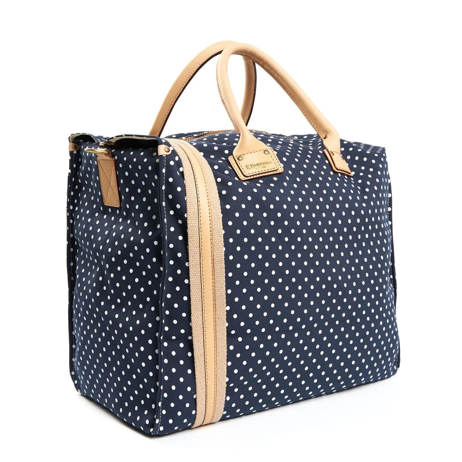 Dark Blue Decostructed Weekend Bag>E.Marinella Outlet