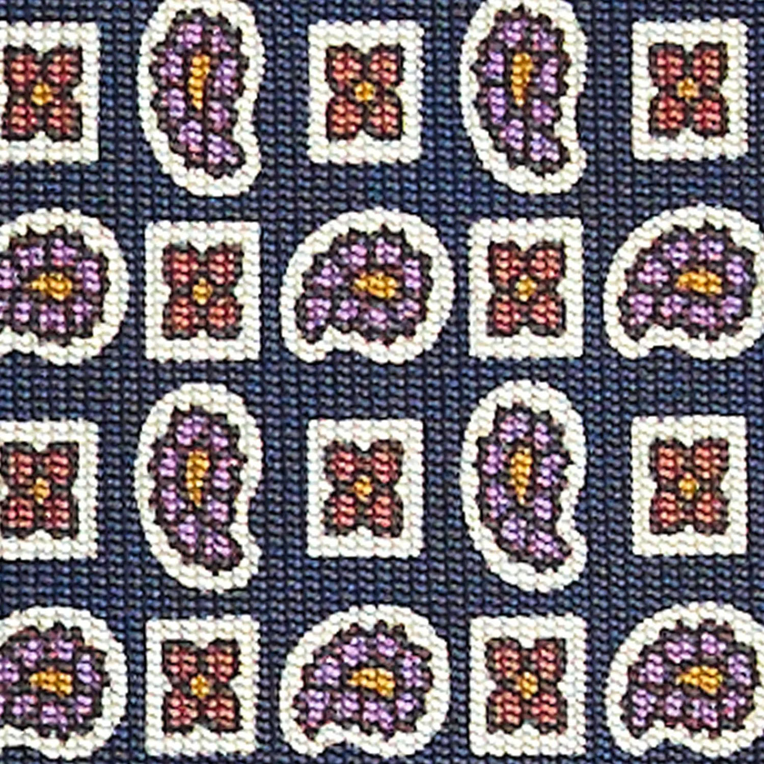 Dark Blue Extra Long Sartorial Silk Tie - Paisley Pattern>E.Marinella Cheap
