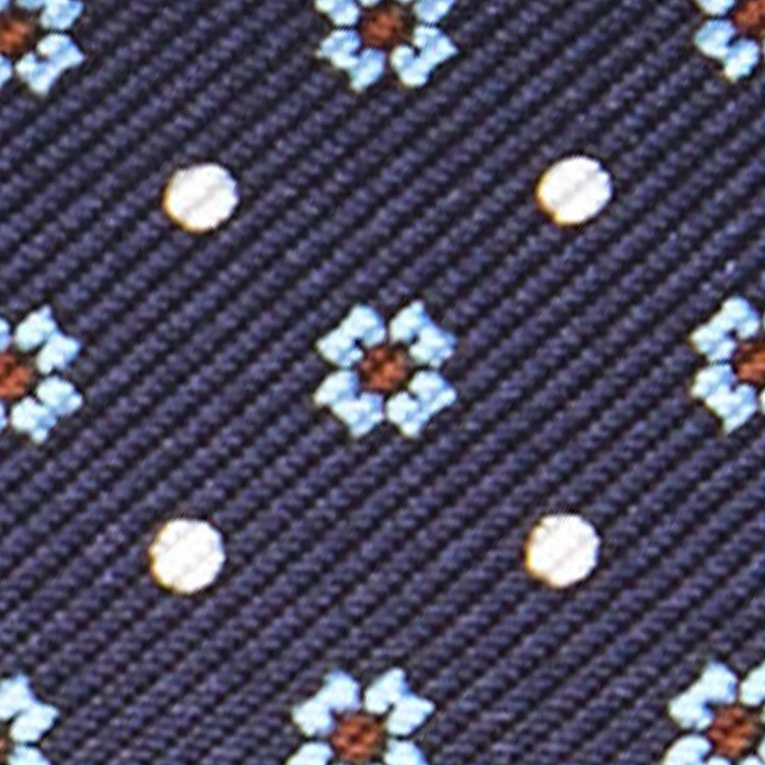 Dark Blue Keyfob In Silk And Leather>E.Marinella Flash Sale