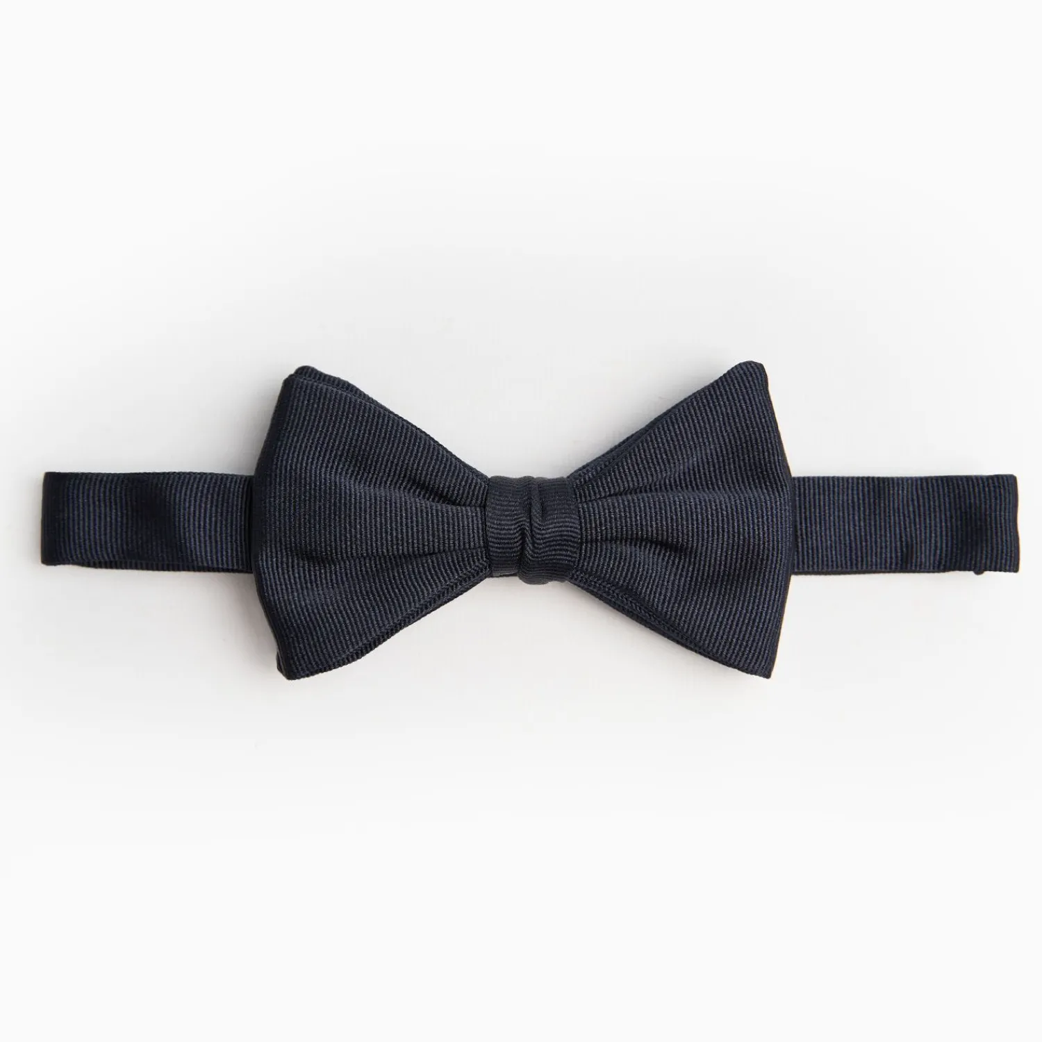 Dark Blue Pre-Knotted Silk Bowtie Solid Color>E.Marinella Online