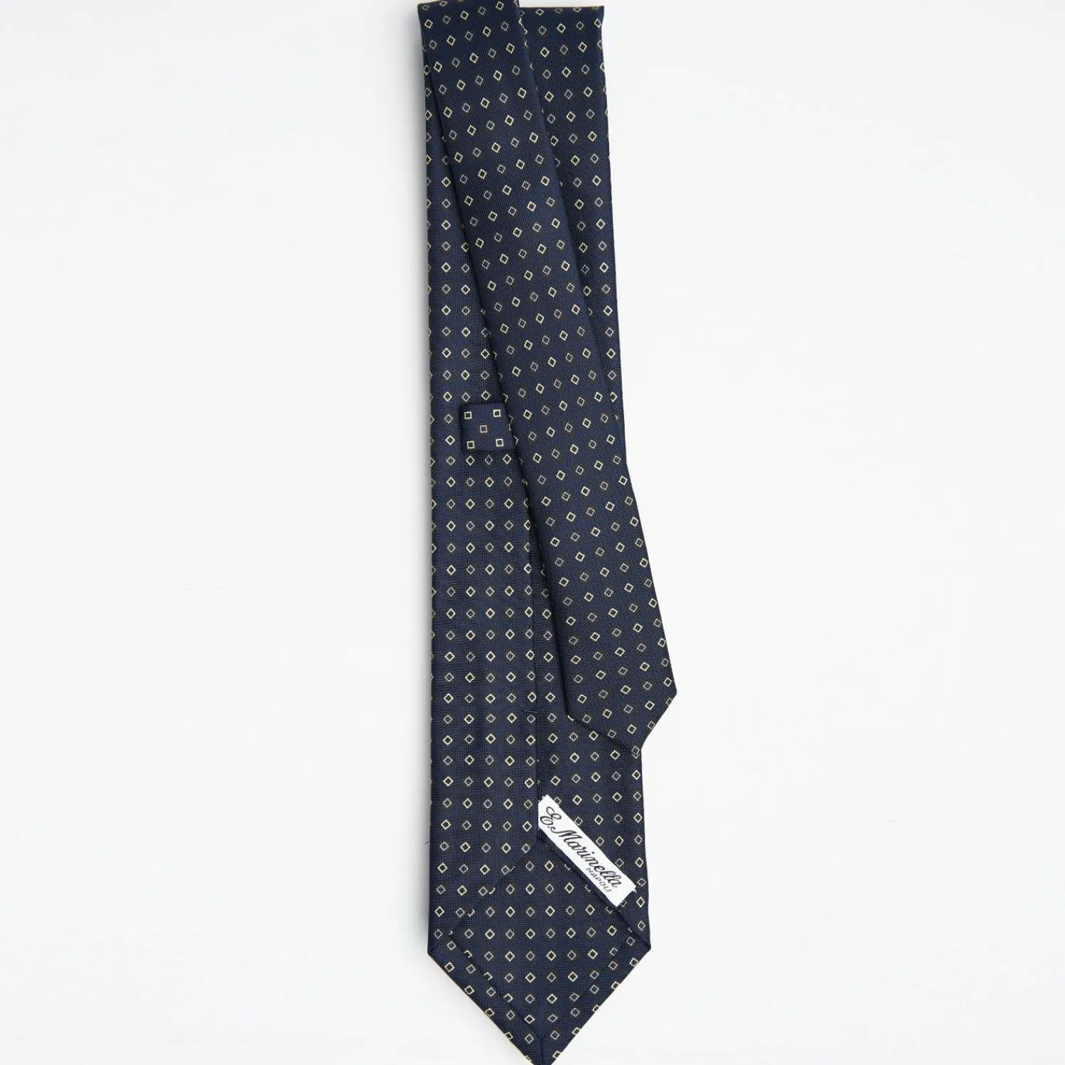Dark Blue Sartorial Classic Silk Tie Small Geometric Pattern>E.Marinella Cheap