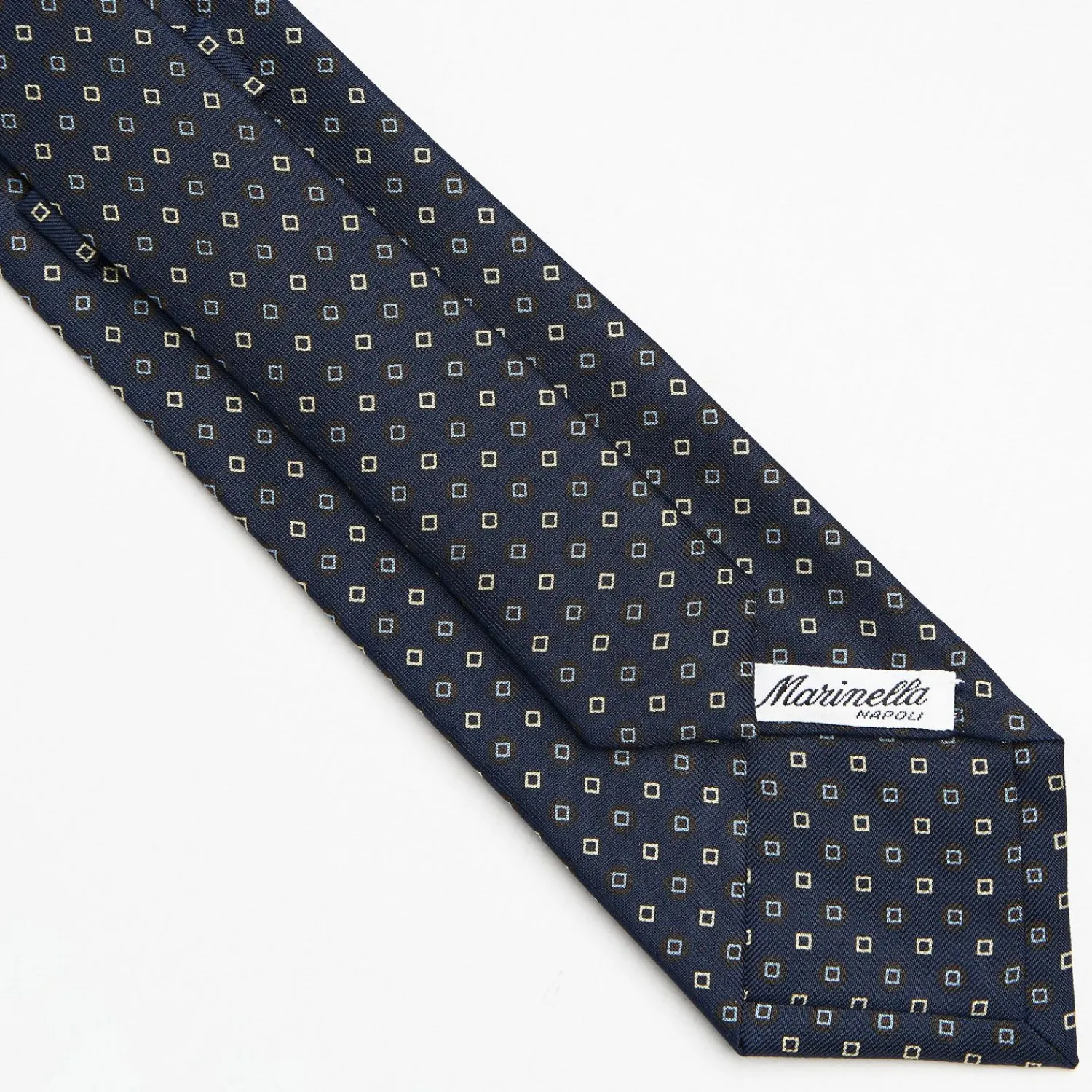 Dark Blue Sartorial Classic Silk Tie Small Geometric Pattern>E.Marinella Cheap