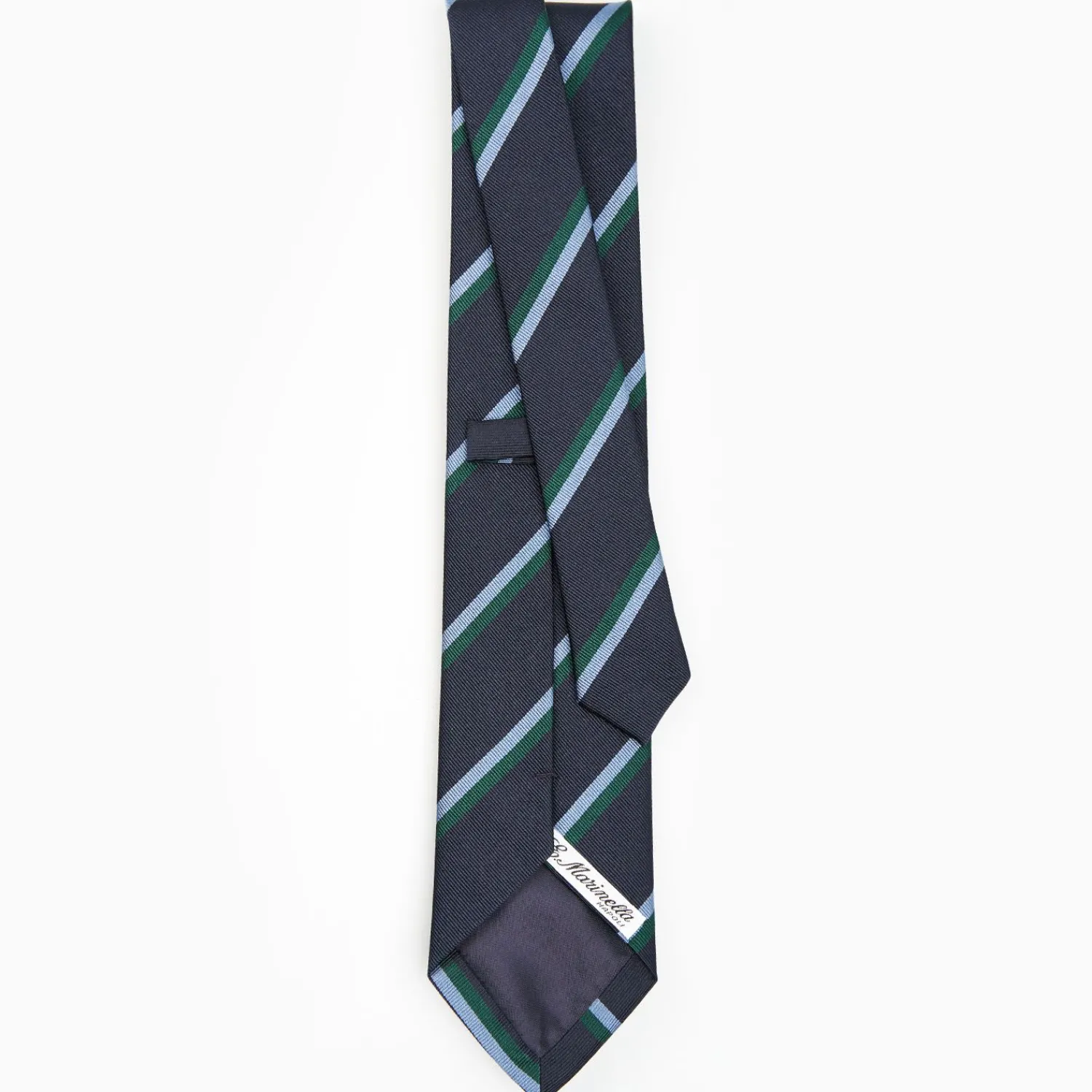 Dark Blue Sartorial Striped Silk Tie>E.Marinella Cheap