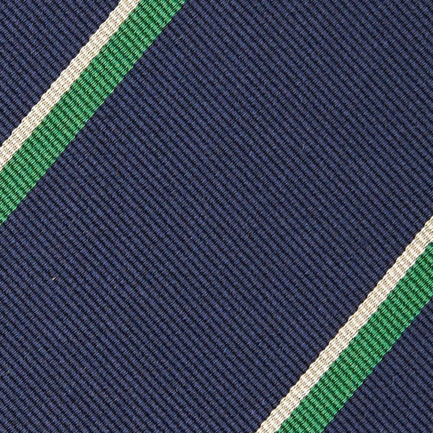 Dark Blue Sartorial Striped Silk Tie>E.Marinella Shop
