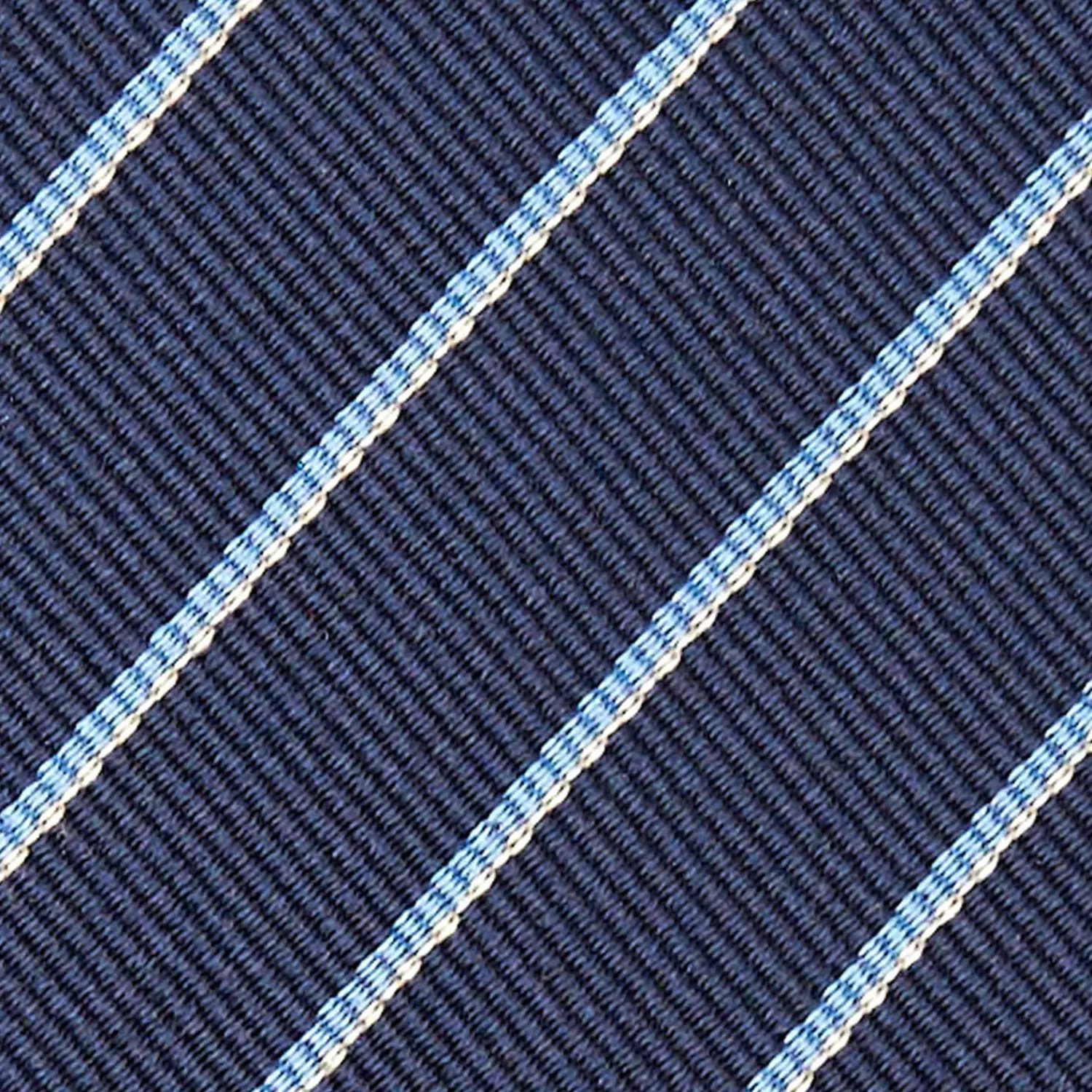 Dark Blue Sartorial Striped Tie>E.Marinella Fashion