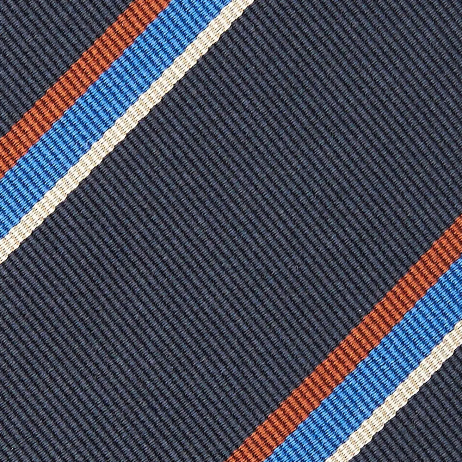 Dark Blue Sartorial Striped Tie>E.Marinella Hot