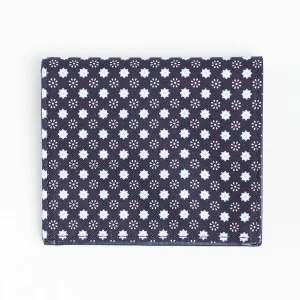 Dark Blue Small Wallet In Silk And Leather>E.Marinella Shop