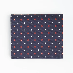 Dark Blue Small Wallet In Silk And Leather>E.Marinella Cheap