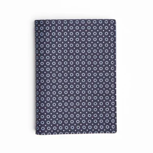 Dark Blue Vertical Wallet In Silk And Leather>E.Marinella Sale