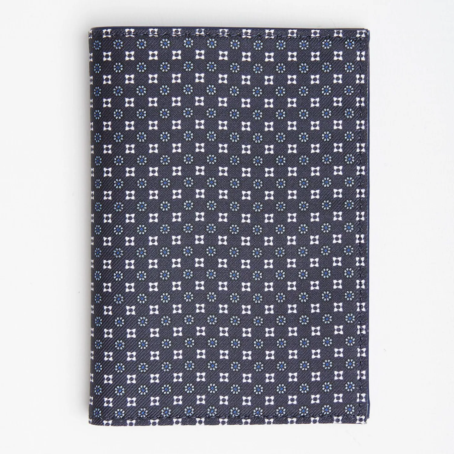 Dark Blue Vertical Wallet In Silk And Leather>E.Marinella Best Sale