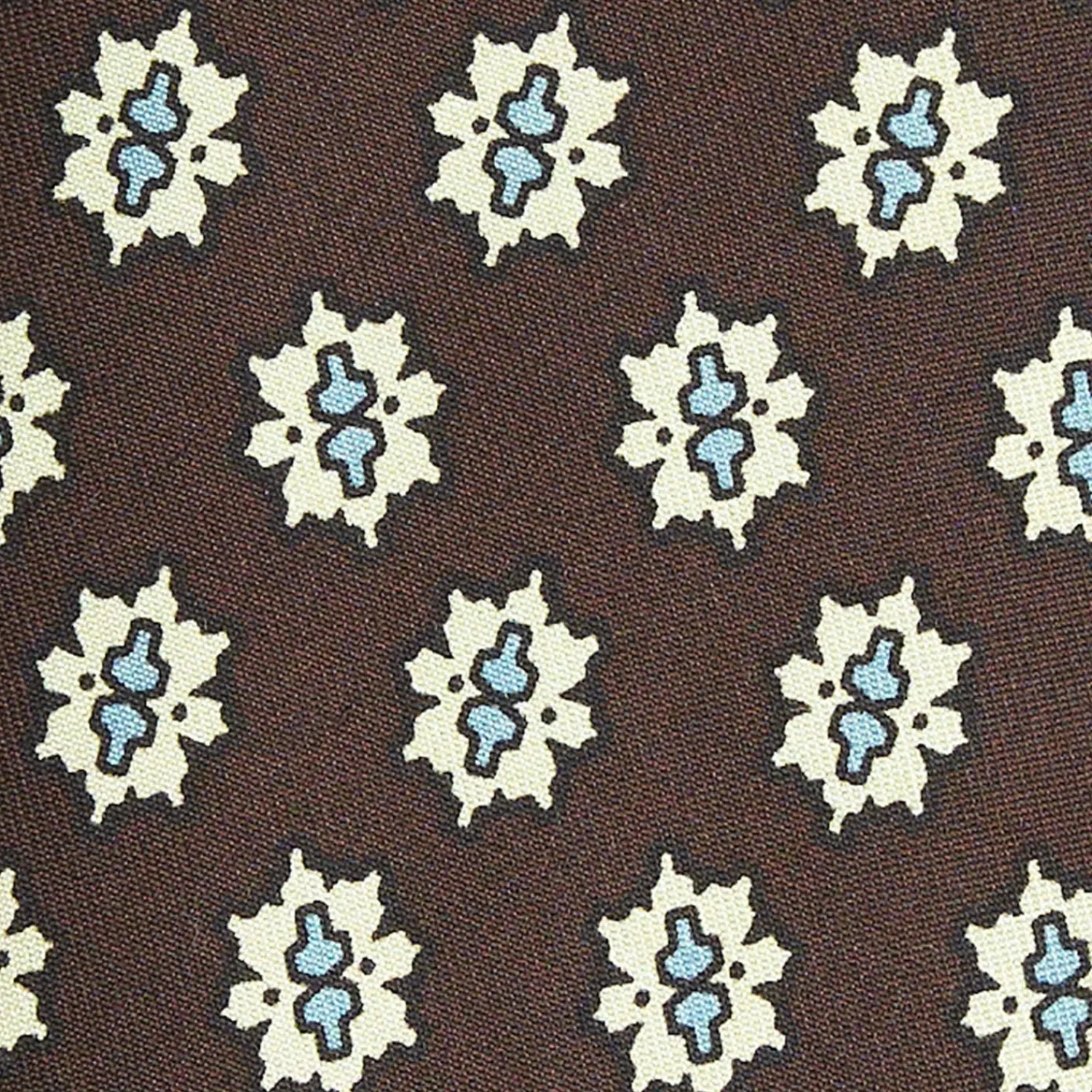 Dark Brown Archivio Collection Silk Tie 1933-04>E.Marinella Clearance