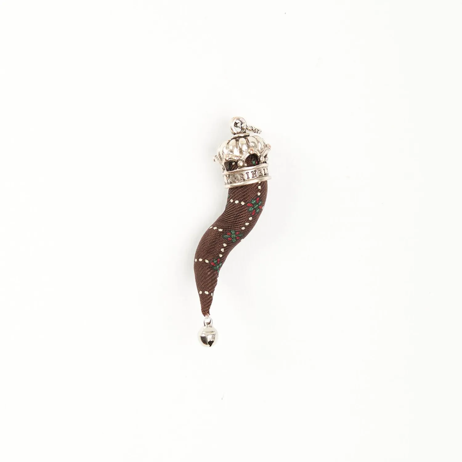 Dark Brown Good-Luck Charm>E.Marinella New