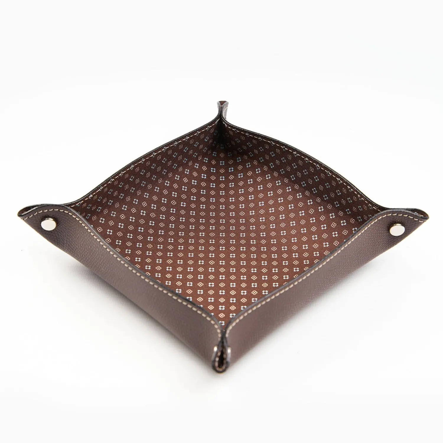 Dark Brown Large Leather Vide00A0Poche>E.Marinella Discount