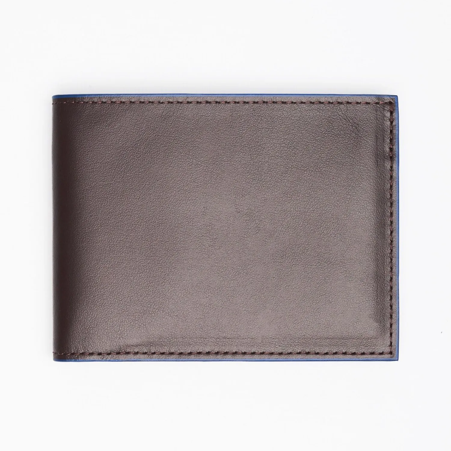 Dark Brown Leather Horizontal Wallet>E.Marinella Flash Sale
