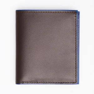 Dark Brown Leather Small Wallet>E.Marinella Fashion