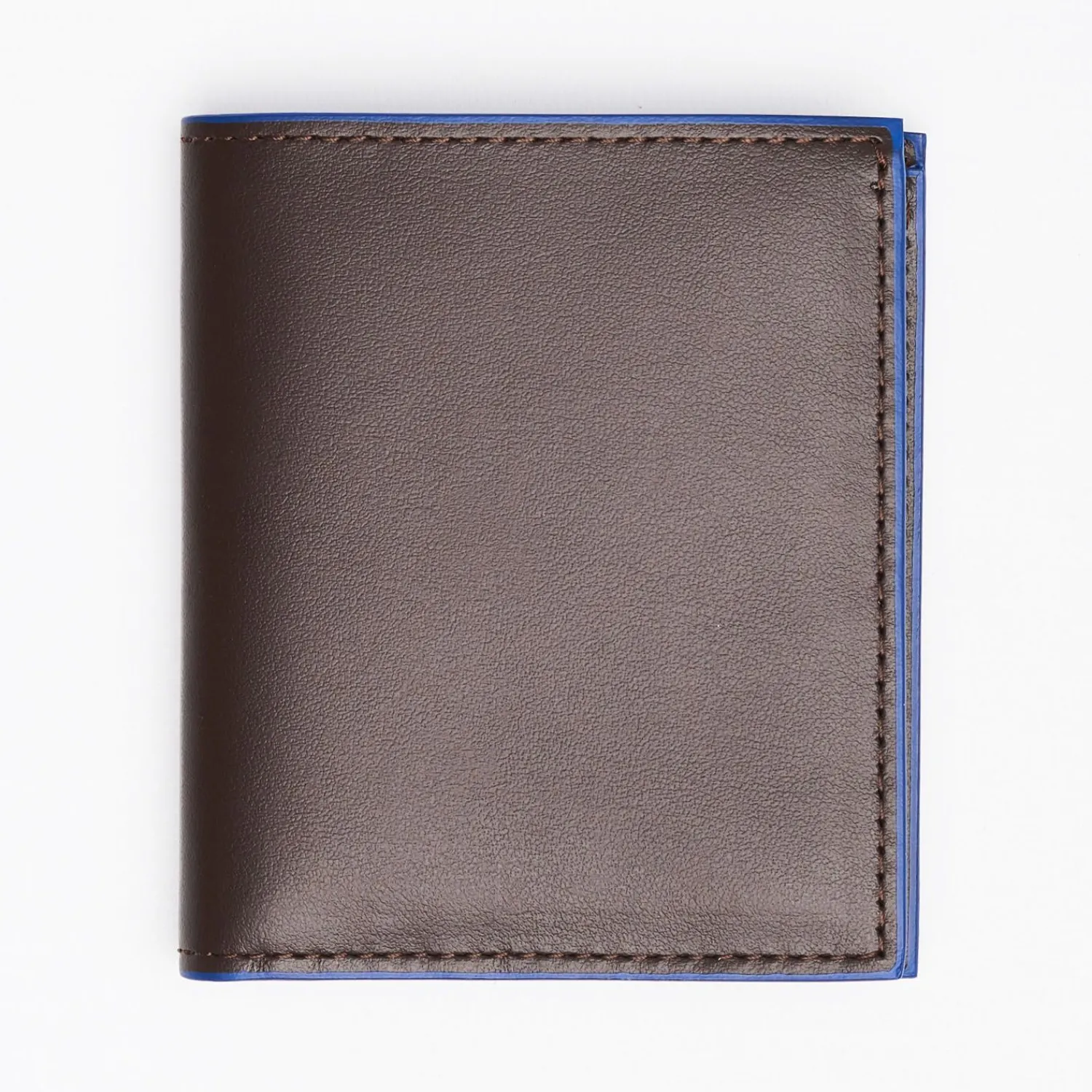 Dark Brown Leather Small Wallet>E.Marinella Fashion
