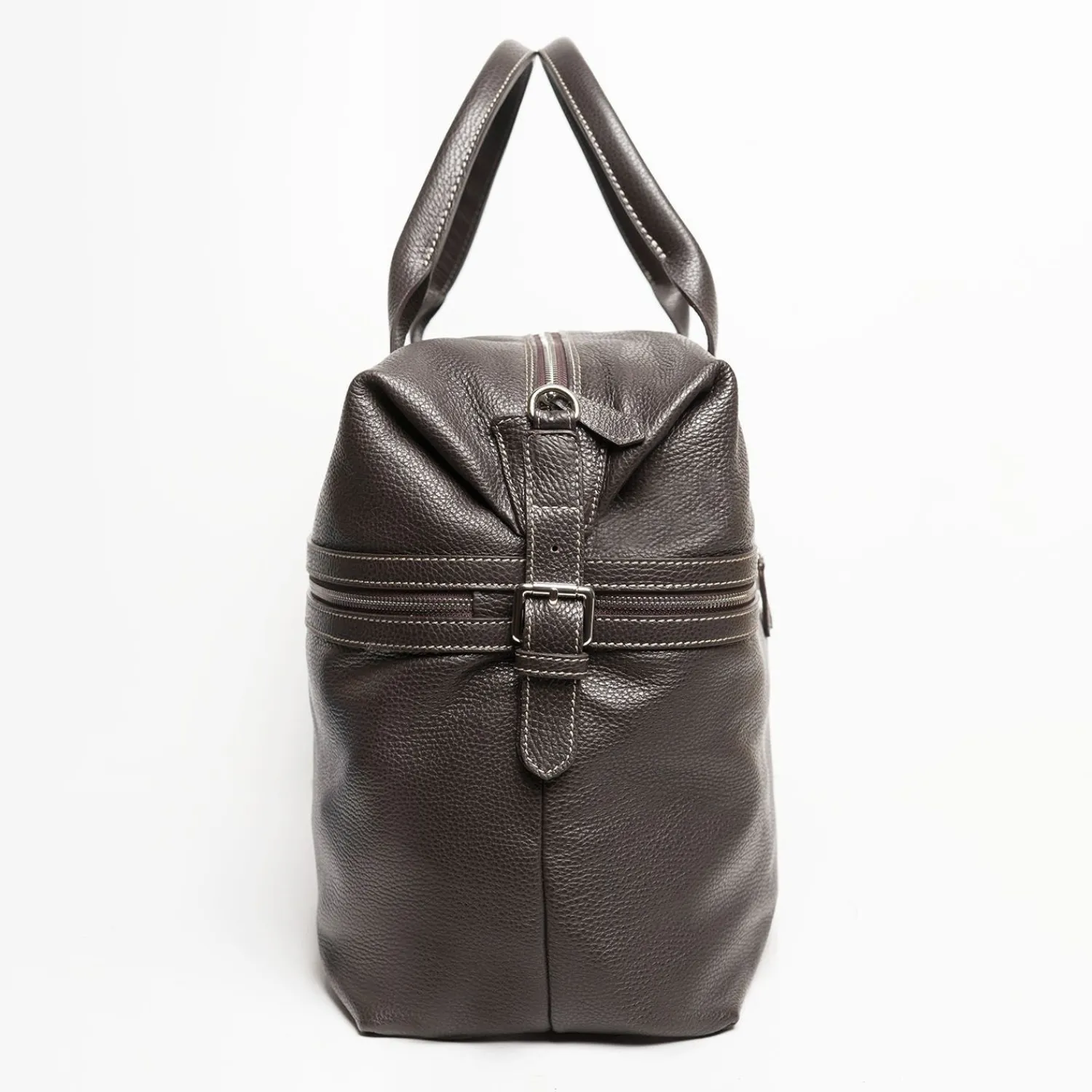 Dark Brown Leather Travel Bag>E.Marinella Cheap