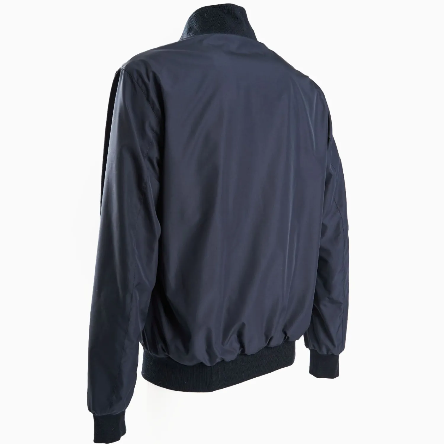 Dark Brown Reversible Suede Leather And Nylon Jacket>E.Marinella Fashion