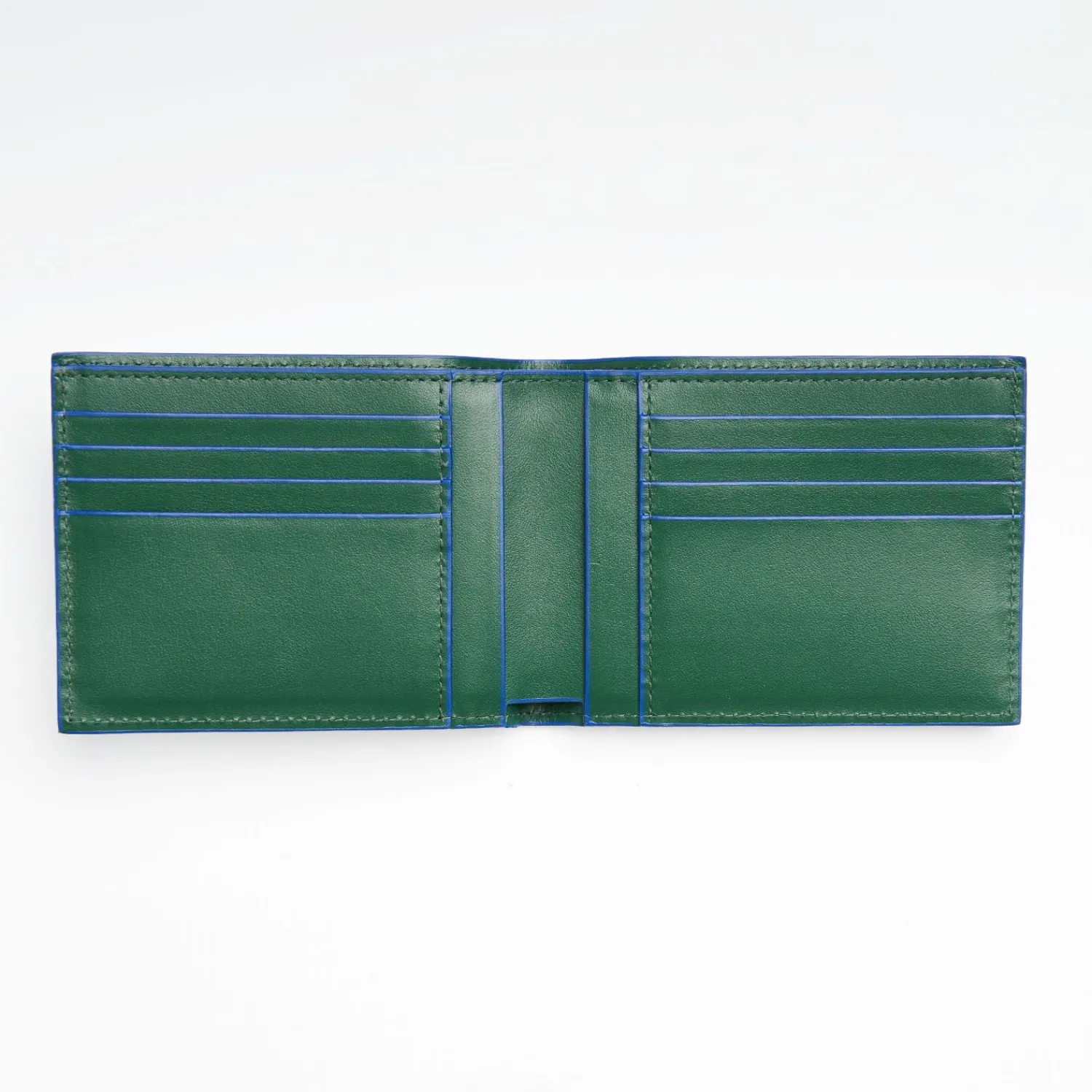 Dark Green Leather Horizontal Wallet>E.Marinella Best Sale