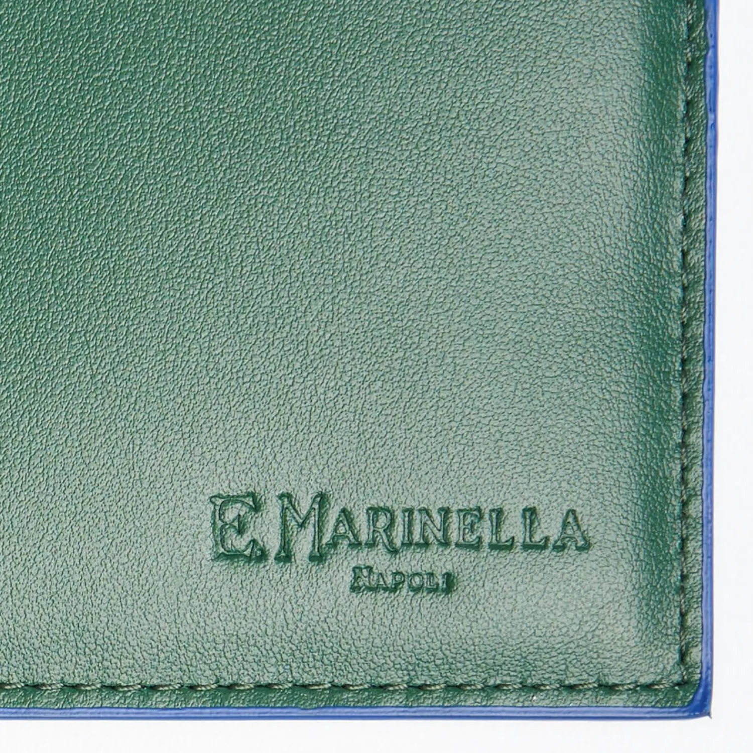 Dark Green Leather Horizontal Wallet>E.Marinella Best Sale
