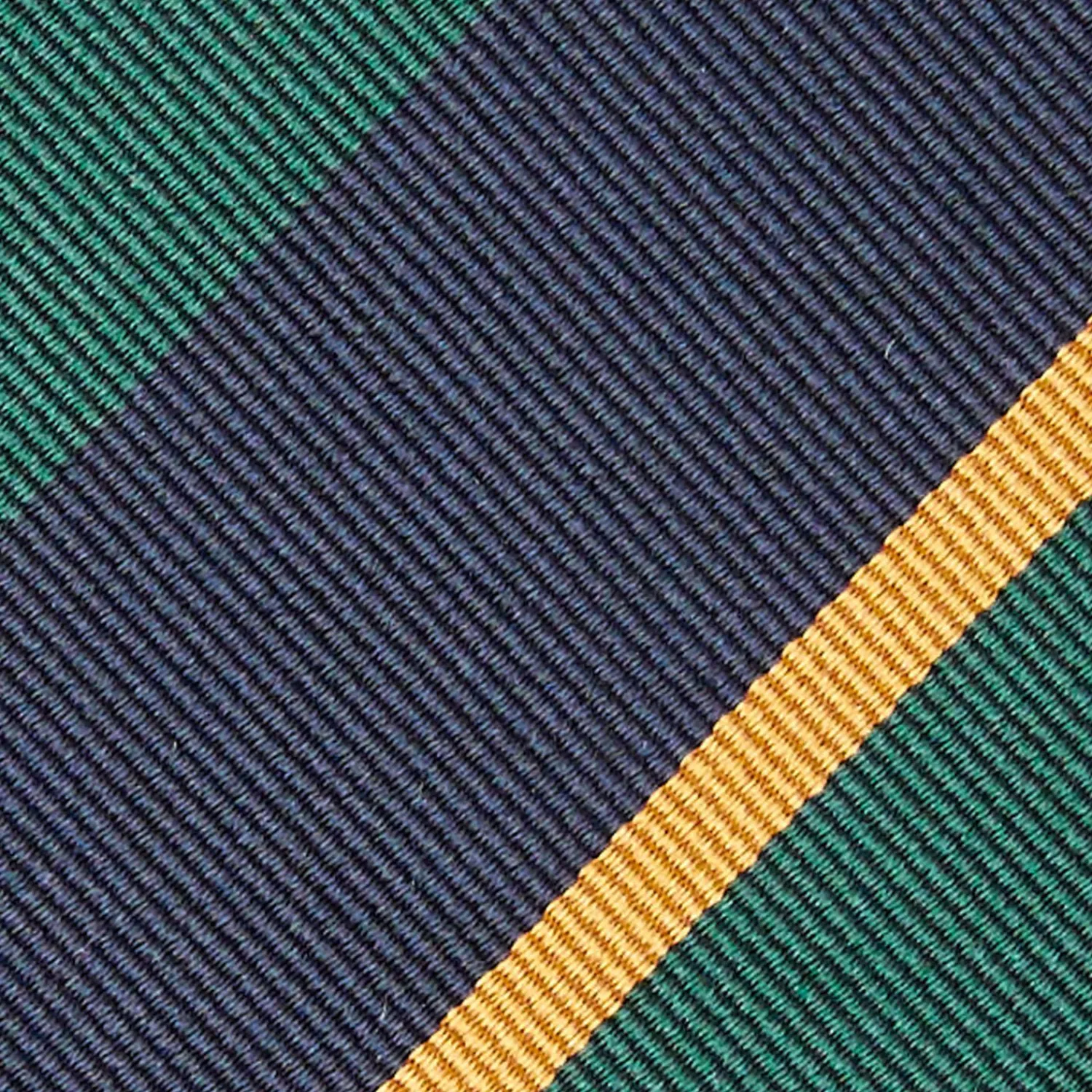 Dark Green Sartorial Striped Silk Tie>E.Marinella Outlet