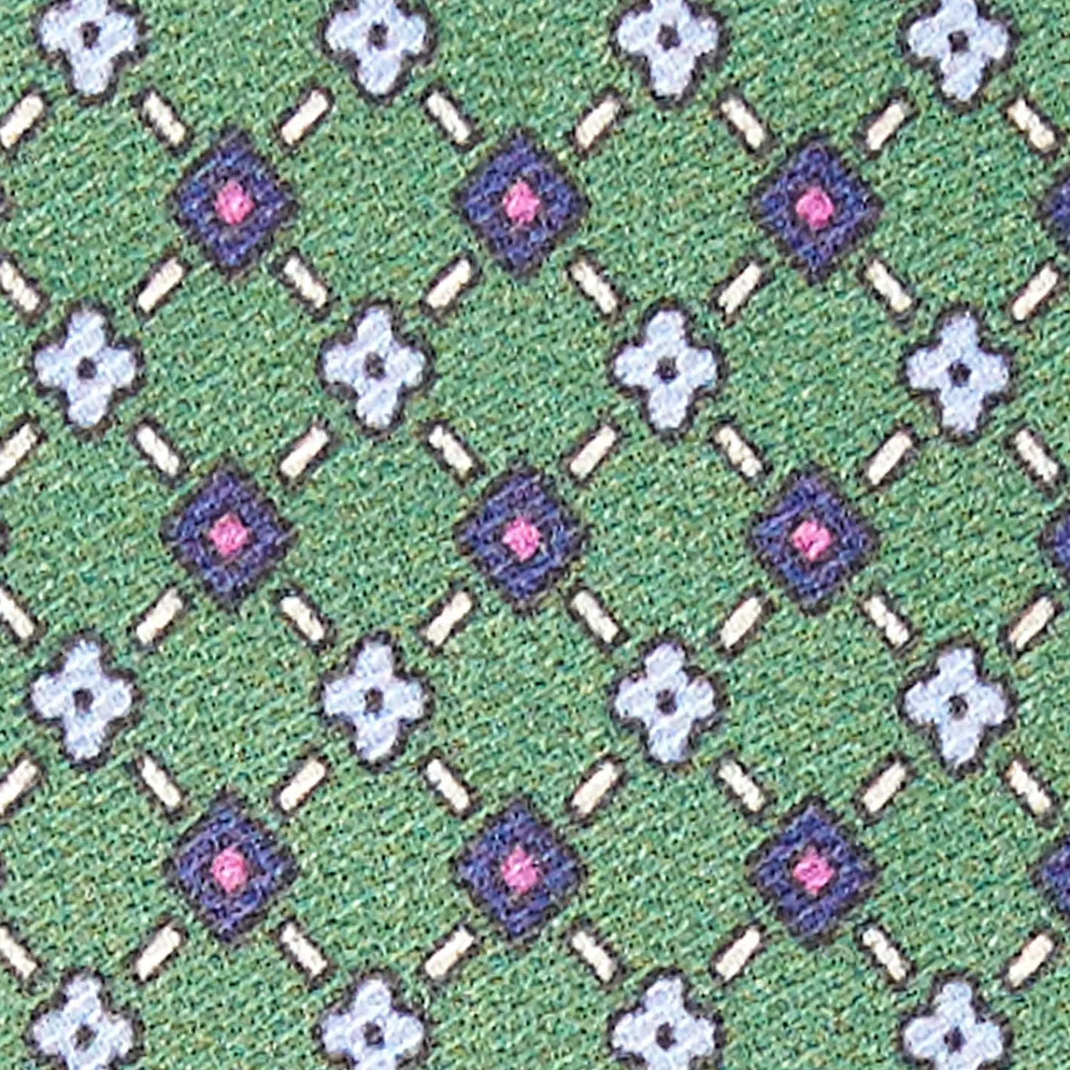 Dark Green Silk And Orange Fiber Tie>E.Marinella Clearance