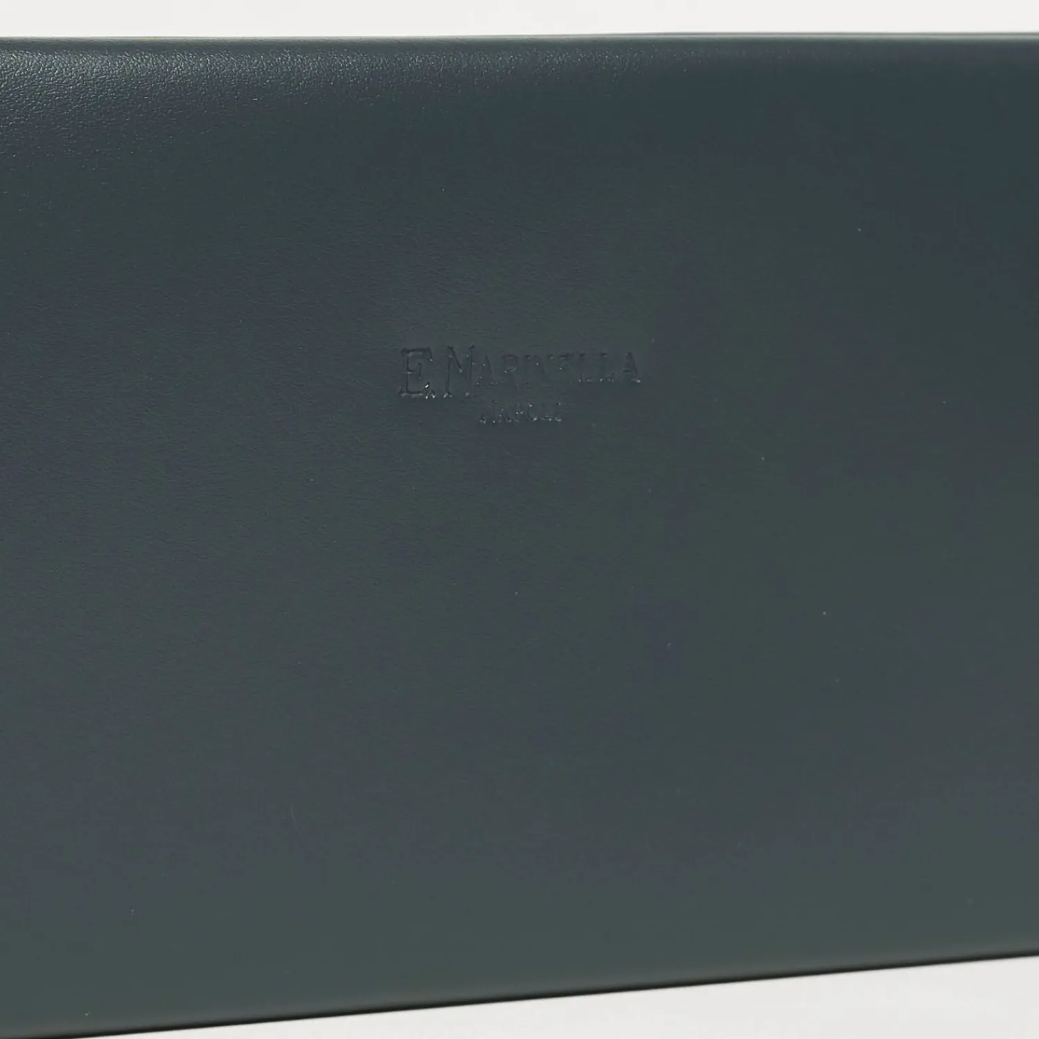 Dark Green Travel Tie Holder In Leather>E.Marinella Shop