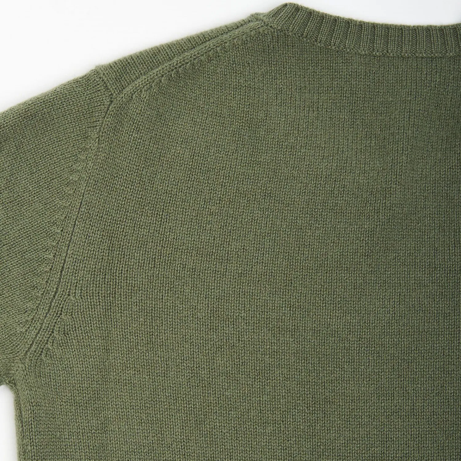Dark Green Wool And Cashmere Crewneck>E.Marinella Cheap