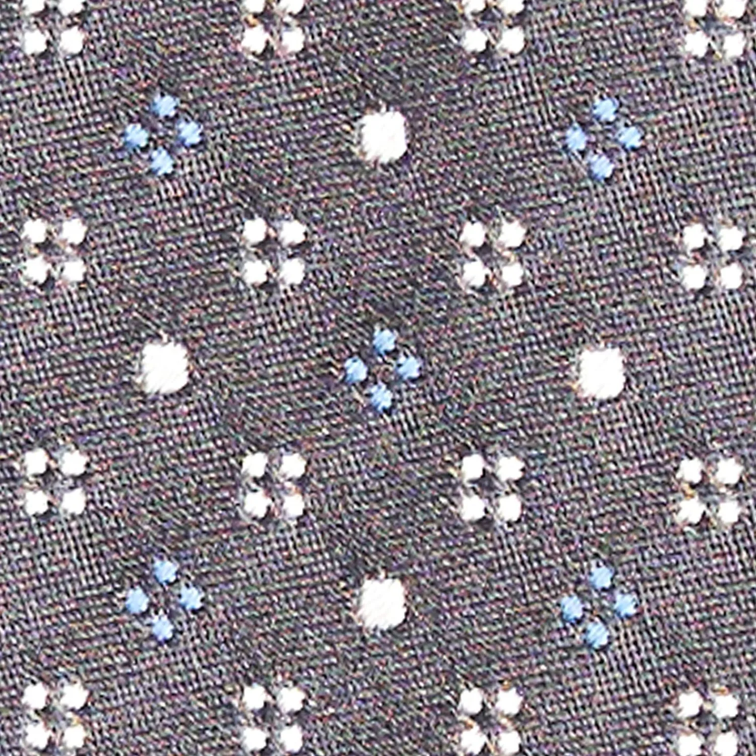 Dark Grey Cerimonial Silk Satin Tie Small Geometric Pattern>E.Marinella Cheap