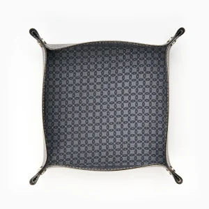 Dark Grey Large Leather Vide00A0Poche>E.Marinella Sale