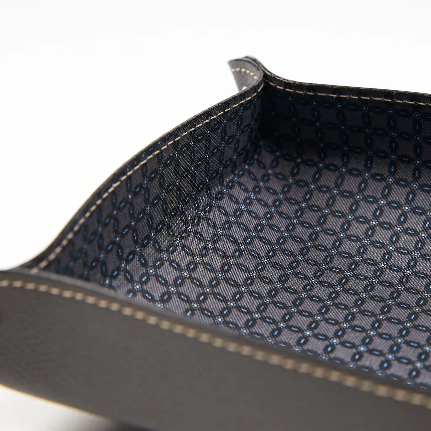 Dark Grey Large Leather Vide00A0Poche>E.Marinella Sale