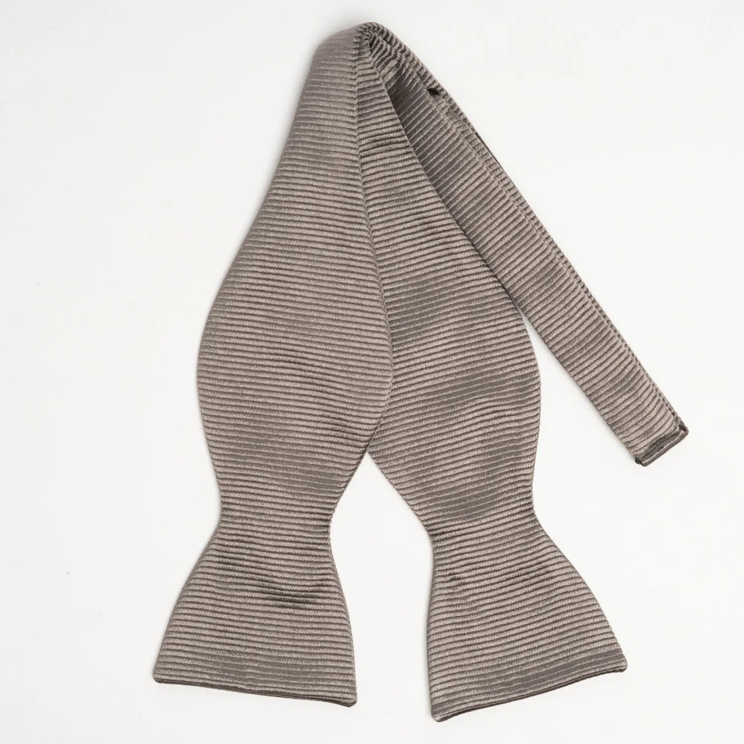 Dark Grey Silk Bowtie To Self-Tie - Solid Color>E.Marinella Discount