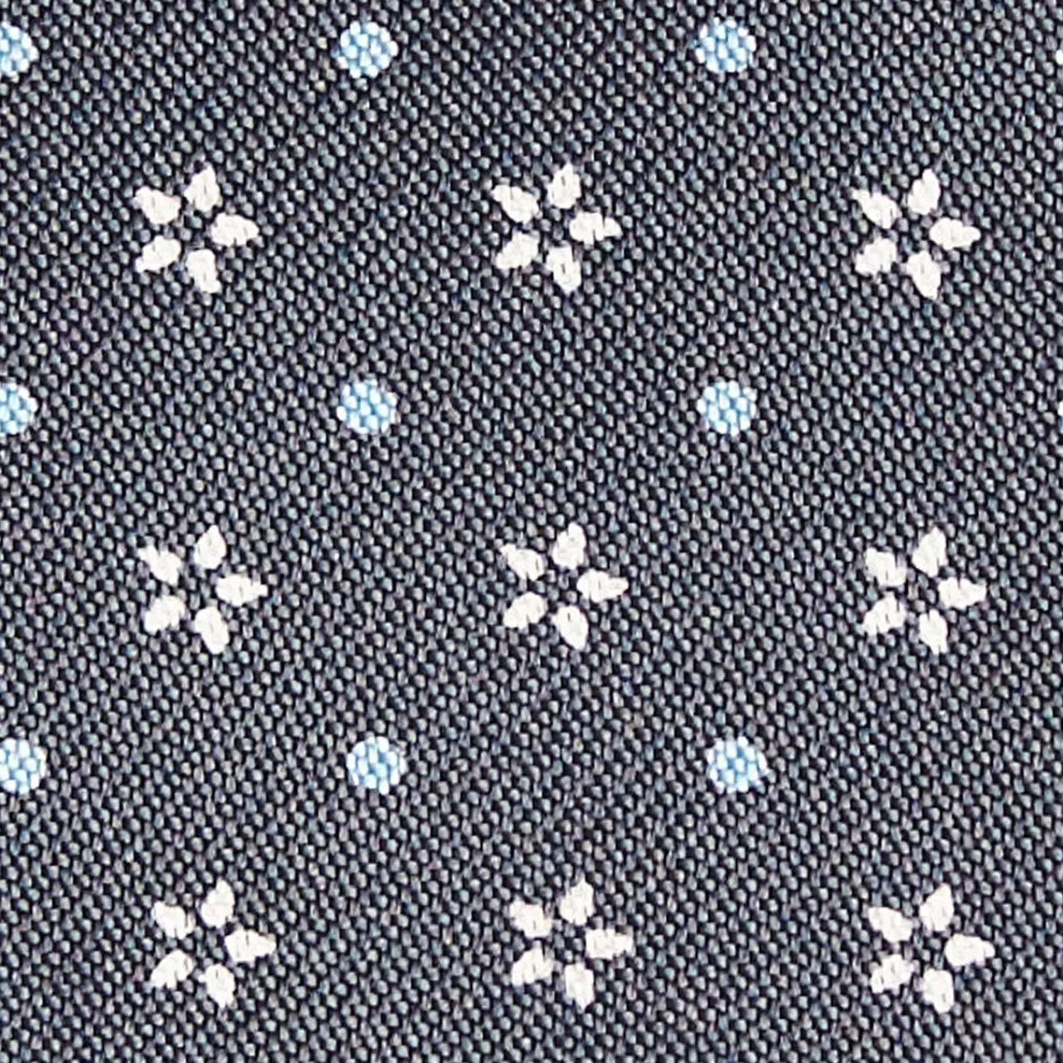 Dark Grey Silk Bowtie To Self-Tie - Small Flower Pattern>E.Marinella Cheap