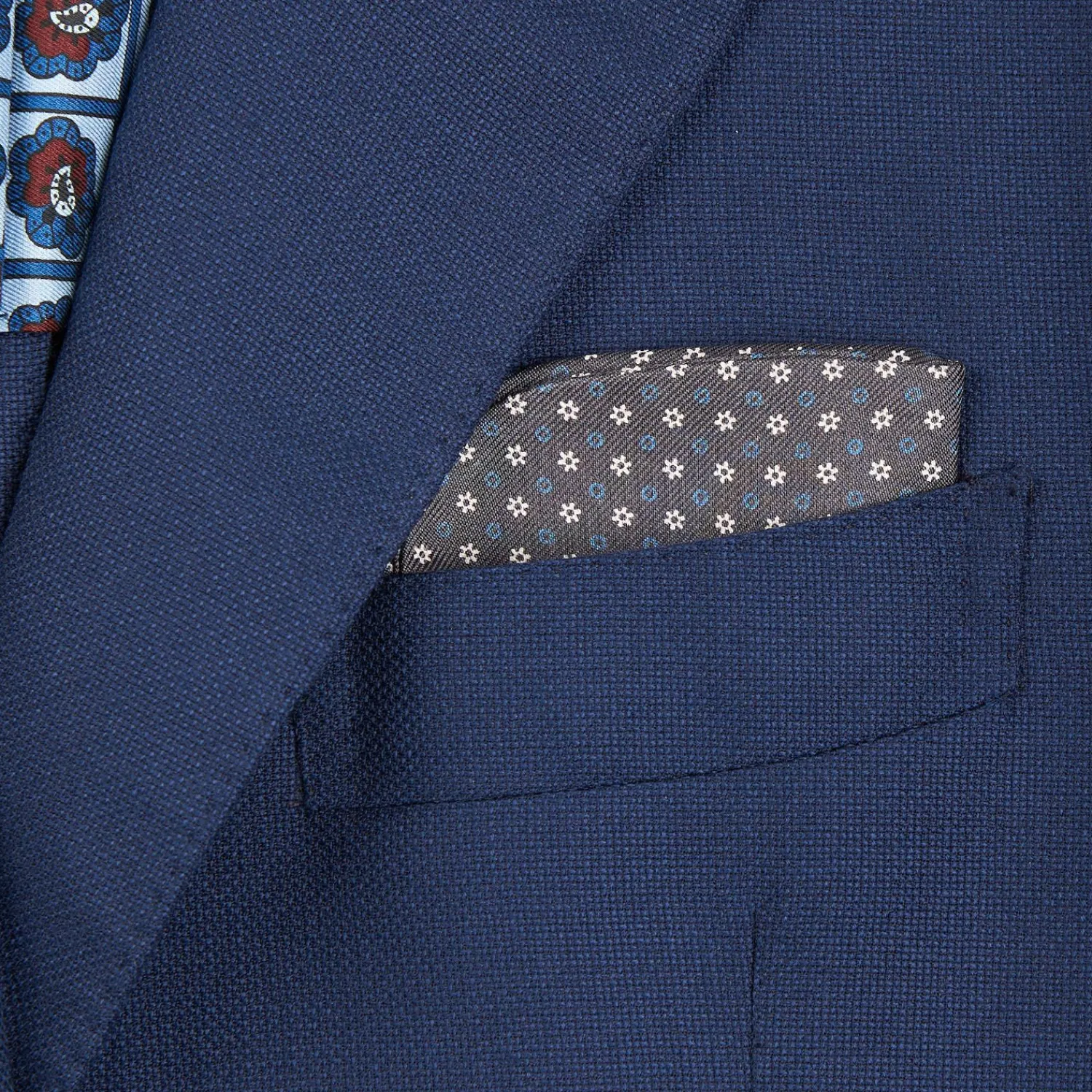 Dark Grey Silk Glasses Case>E.Marinella Hot