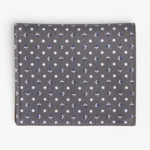 Dark Grey Small Wallet In Silk And Leather>E.Marinella Shop