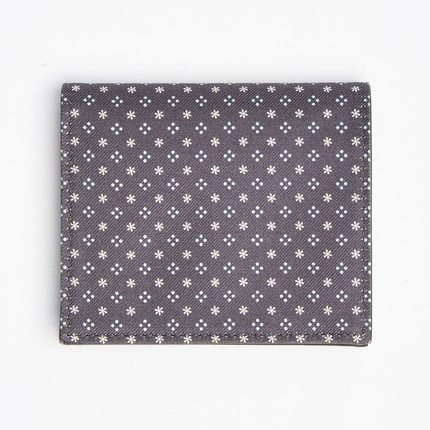 Dark Grey Small Wallet In Silk And Leather>E.Marinella Sale