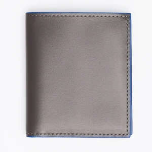 Dark Grey Smooth Leather Small Wallet>E.Marinella Sale