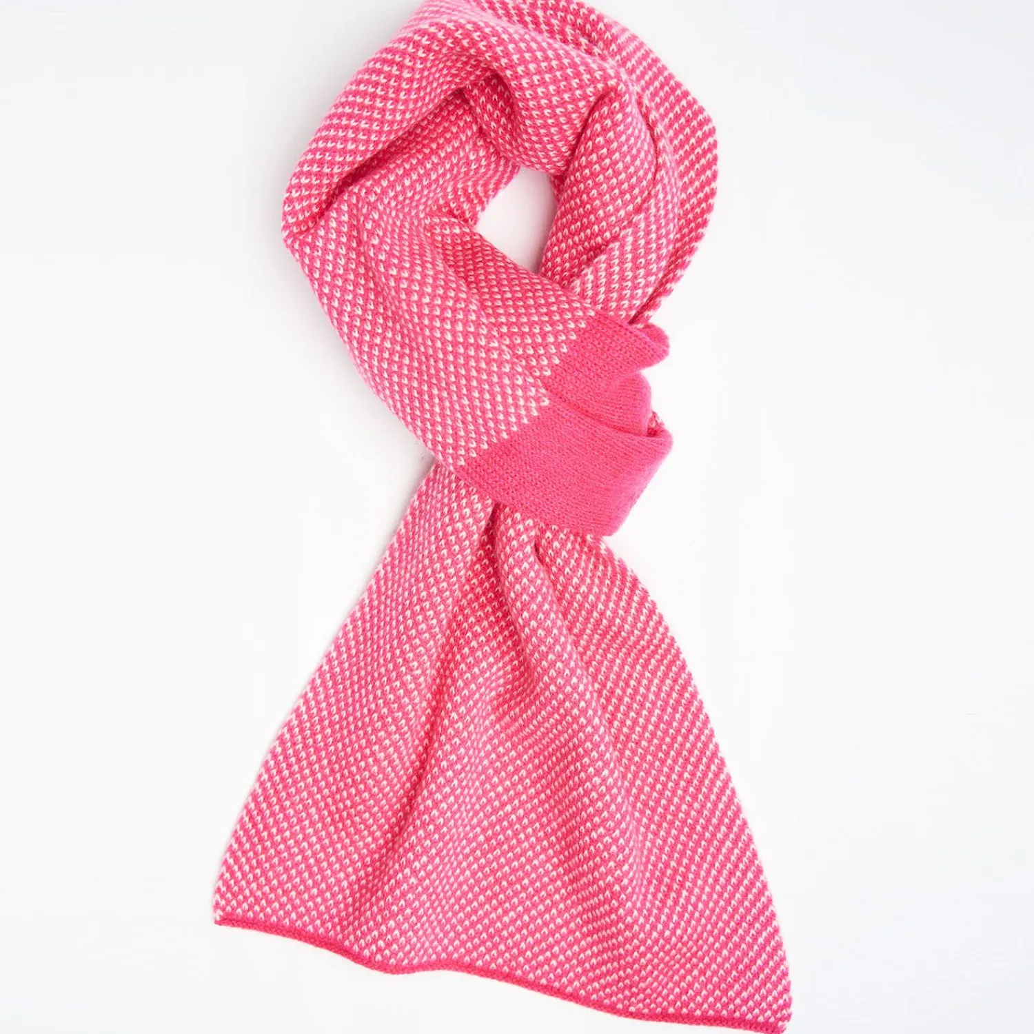 Fuchsia And Beige Cashmere Neck Warmer>E.Marinella Clearance