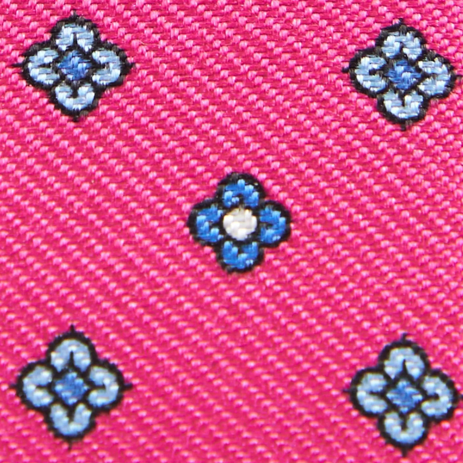 Fucsia Keyfob In Silk And Leather>E.Marinella Outlet