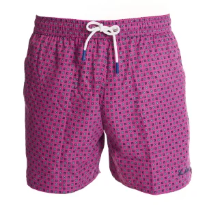 Fucsia Swim Shorts- Large Patterns>E.Marinella Outlet