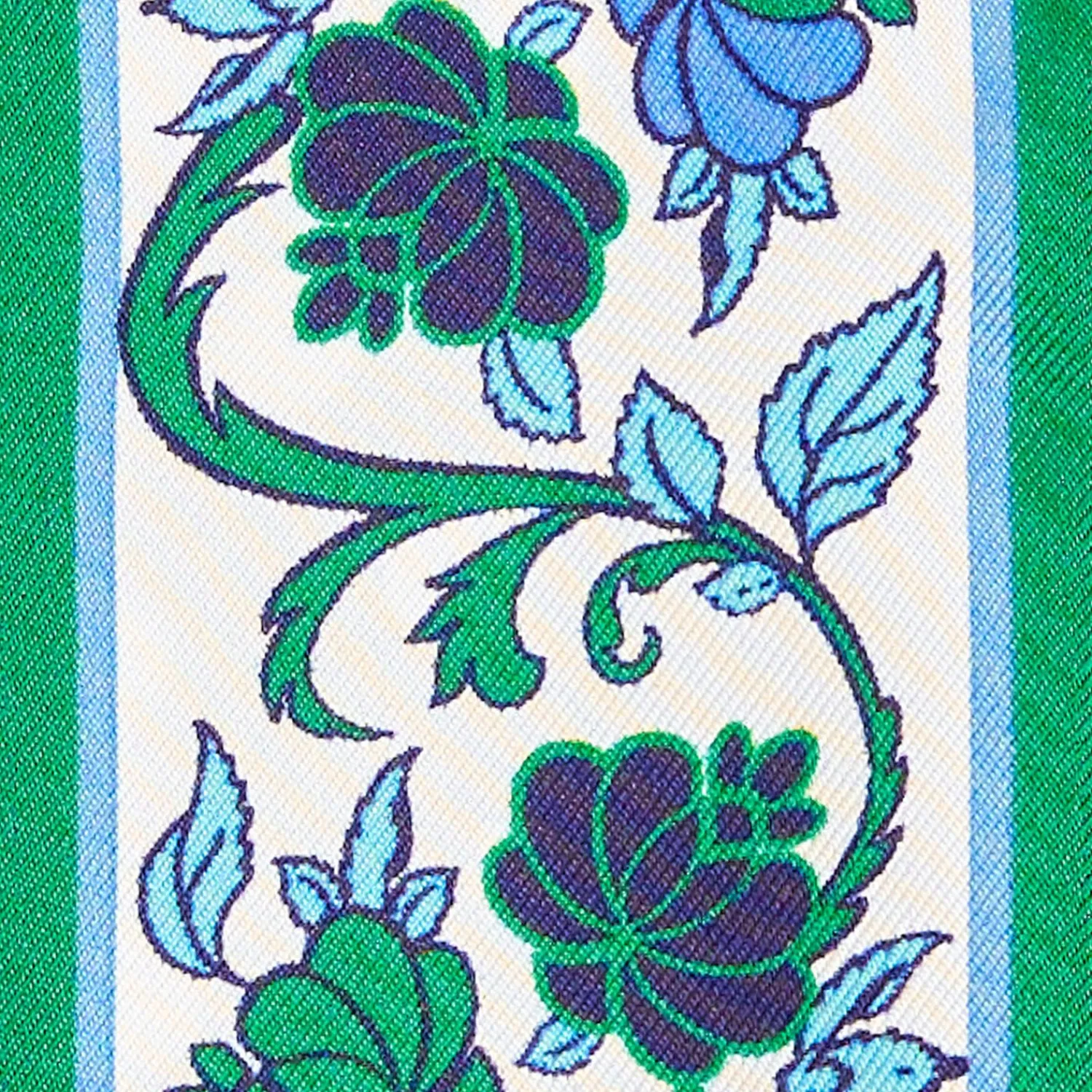 Green Silk Twilly Mediterranean Vibes>E.Marinella Discount