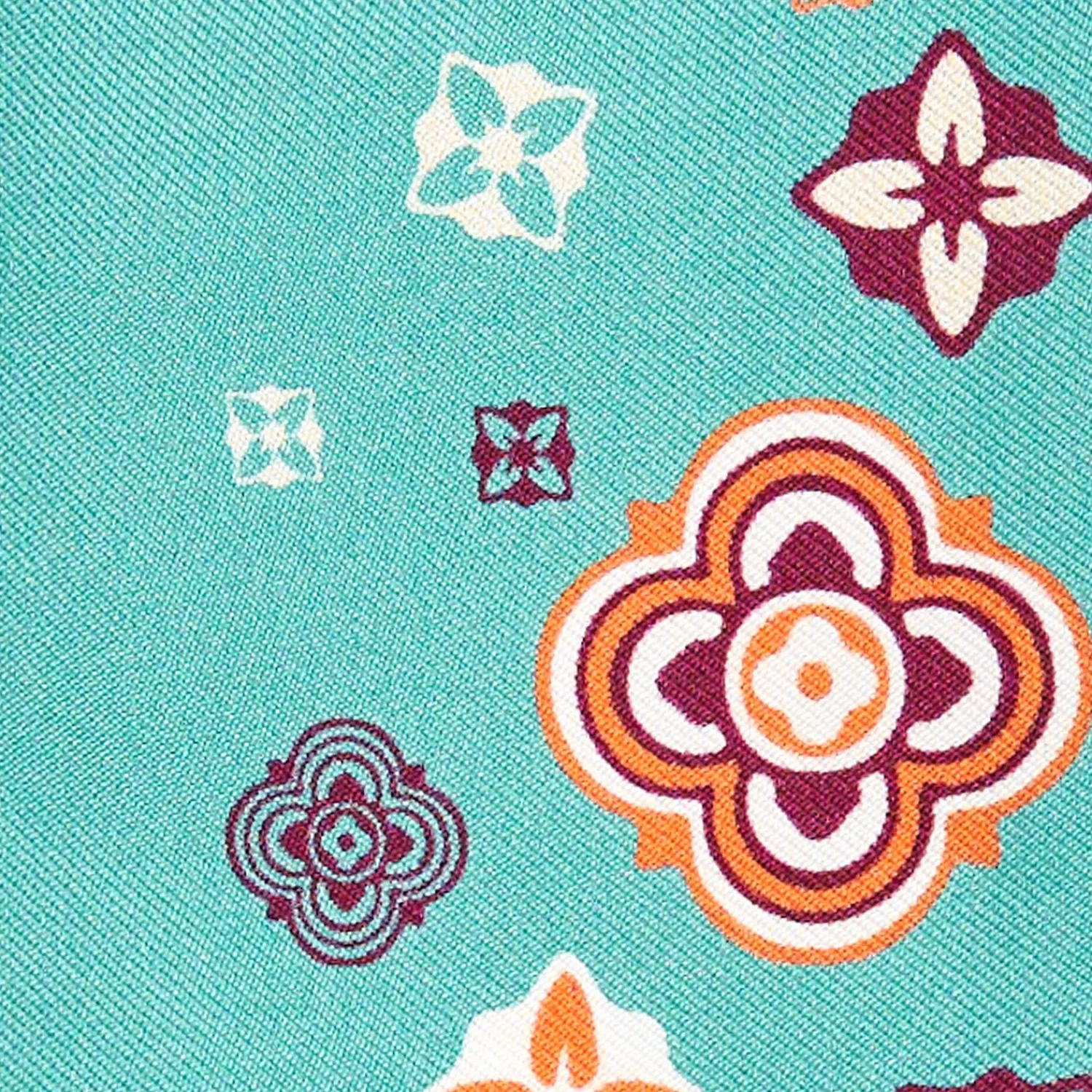 Green Silk Twilly World Of Archivio Flowers 1961>E.Marinella Store