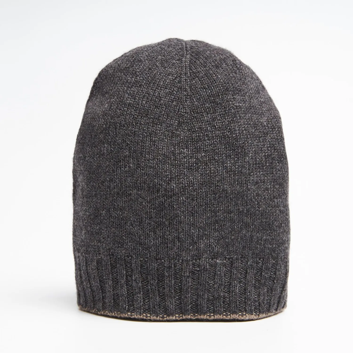 Grey And Light Brown Bicolor Cashmere Beanie>E.Marinella Cheap