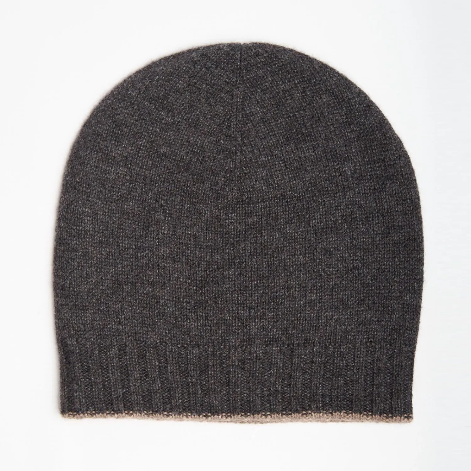 Grey And Light Brown Bicolor Cashmere Beanie>E.Marinella Cheap